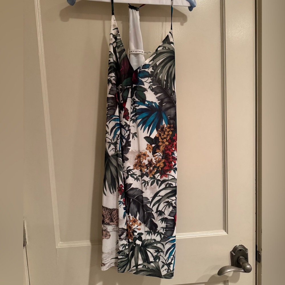 Alice and Olivia Fierra spaghetti strap dresss